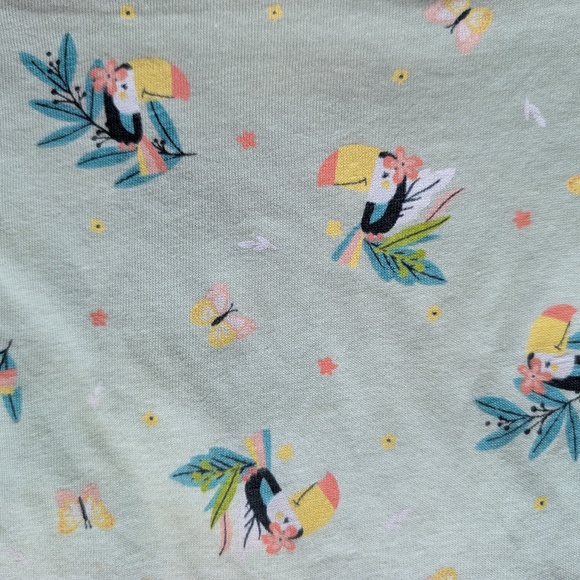 Tropical Vibes Girls’ Summer Dress – Palm & Pineapple Print 4T 7/8 - Picture 4 of 5